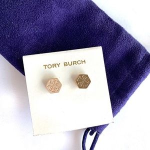 Tory Burch Jewelry - Tory Burch Hexagon Stud Earrings Tory Burch Jewelry - Tory Burch Hexagon Stud Earrings
